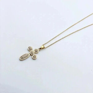 DAINTY Cross Necklace |Cubic Zirconia Necklace | Faith Necklace| 18k Good Plated
